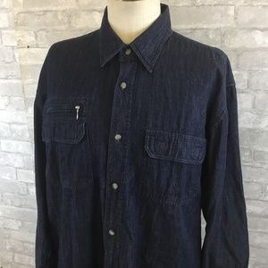 Reel Legends Mens Shirt Large Long Sleeve